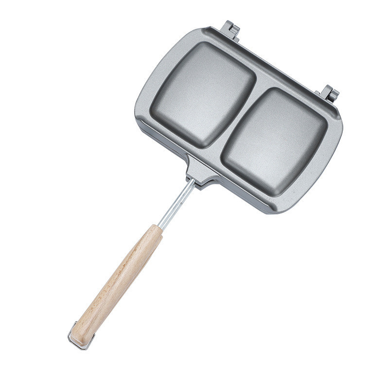 家用夾鍋鋁製雙層不沾鍋雙頭可拆卸煎鍋三明治烤盤