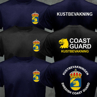 瑞典瑞典瑞典海岸警衛隊海洋巡邏海軍 T 恤 T 恤