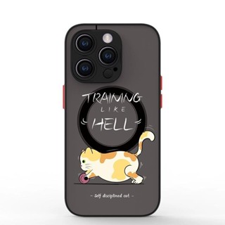 magsafe磁吸iphone16pro手機殼蘋果15plus新款14promax全包防摔12mini卡通11個性磨砂x