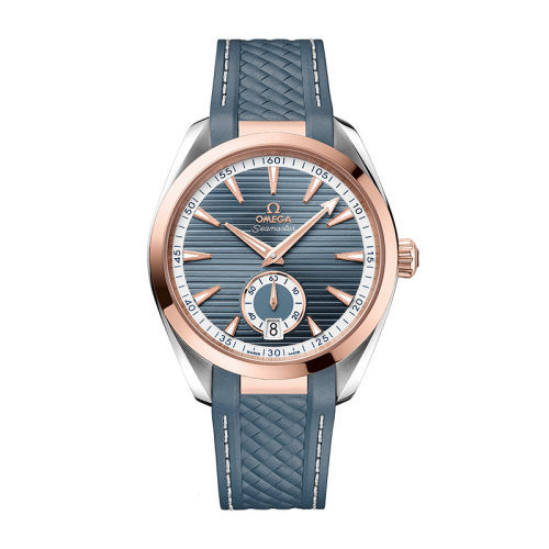 18K腕錶藍色海馬錶帶同軸 系列精鋼 自動OMEGA殼 金錶機芯上鍊毫米錶盤 男士/⌚Omegafan⌚ Watch /