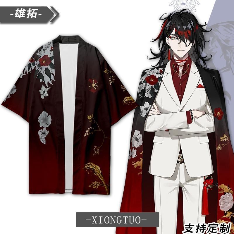 免運可加急🌸 vox彩虹社虛擬偶像vox akuma男團vox周邊衣服VTuber定製cos羽織 cosplay