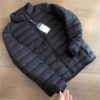 🔥臺灣熱賣🔥反季清倉鞦鼕輕薄羽絨棉服男士短款立領連帽中青年輕便薄款外套男 🎉全館下殺🎉220-1-A