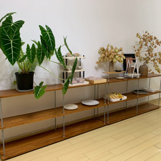 花架 陽臺花架 花盆置物架 植物花盆架置物架實木客廳陽臺多層收納架廚房中古風書架花架