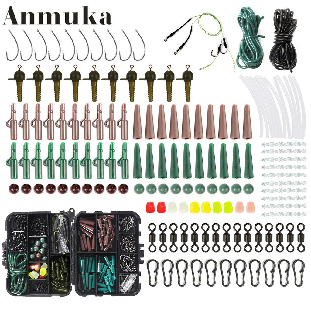 ANMUKA254件歐式釣庫歐式鯉魚釣配件套裝釣魚漁具套盒小槍套 IMS8