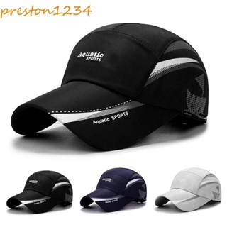 PRESTON釣魚帽運行戶外防水男人女人可調運動帽高爾夫球帽