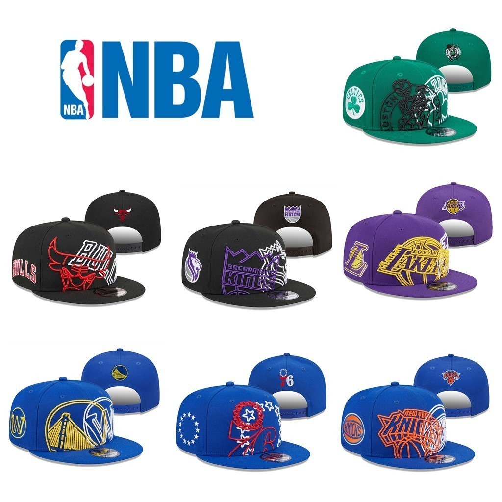 全新湖人隊 Kings Bulls Celtics 可調節帽子高品質 Snapback 時尚嘻哈