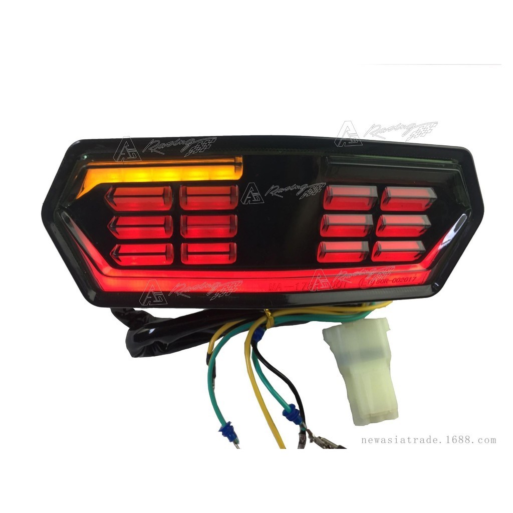 創夢工場 機車HDNDA MSX125/CB650/CTX700大排量改裝LED尾燈剎車燈轉向燈