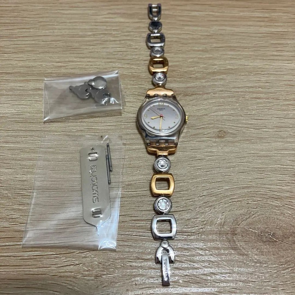 Swatch 錶帶 不鏽鋼 字盤 日本直送 二手