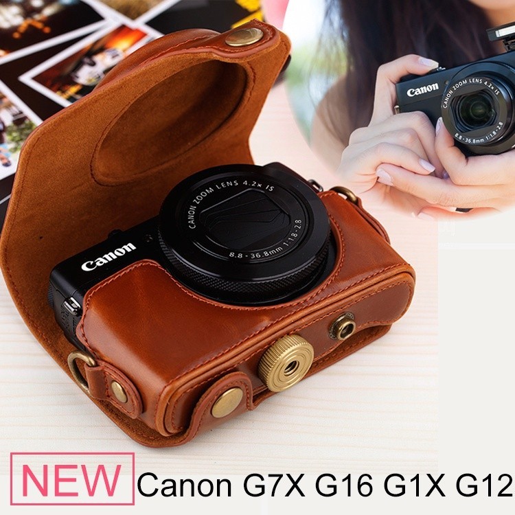 ♞♨℡佳能G7X2相機包G7X3 G11 G12 G15 G16 G9X G1X微單保護套皮套