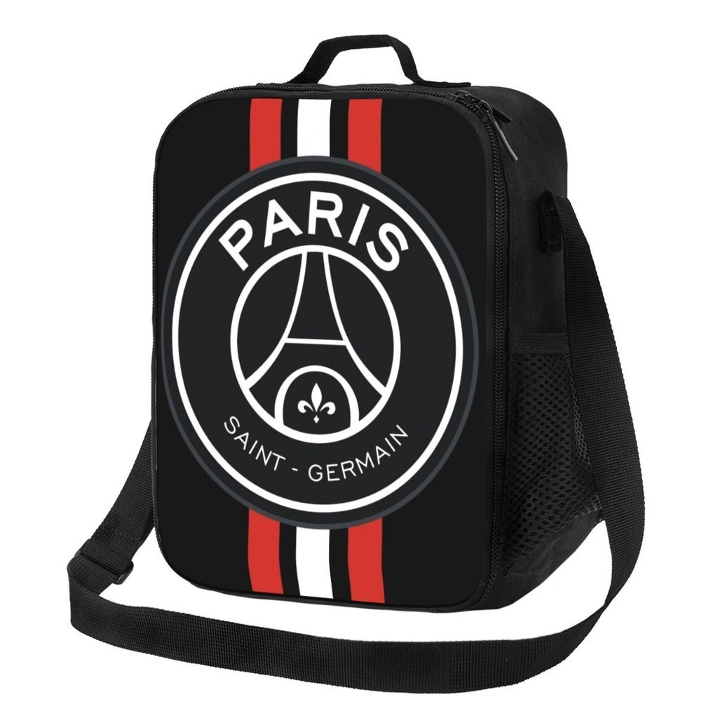 巴黎圣日耳曼fc新款保溫午餐袋雙口袋大容量學生男/女飯盒袋聖誕禮物