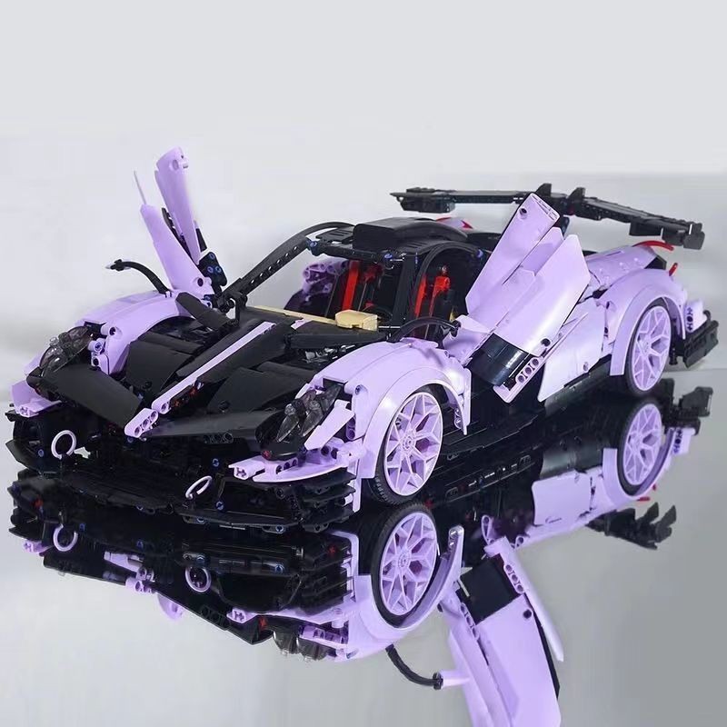 帕加尼跑車模型 K盒子 1:8 10252B 成人高難度 拼裝積木 玩具車 兼容樂高