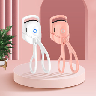電加熱睫毛夾 USB 可充電睫毛夾帶 2 級溫度快速加熱迷你持久化妝工具