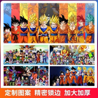 【七龍珠系列 電競版滑鼠墊】七龍珠鼠標墊超大號鎖邊孫悟空貝吉塔龜仙人神龍動漫周邊辦公桌墊