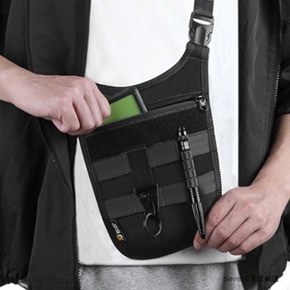✨臺灣發貨✨ 1000D 單肩包腋下隱藏式 Molle EDC 袋戶外旅行錢包手機鑰匙防盜隱形吊帶包
