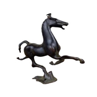 [SimhoaefTW] 黃銅奔馬微型裝飾品,用於房間辦公桌裝飾