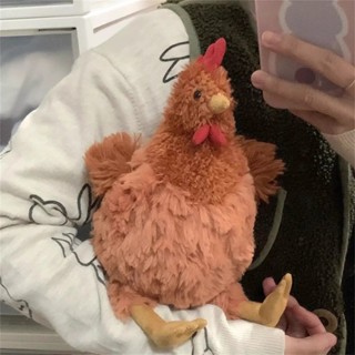 創意塞西爾小雞毛絨玩具克魯尼公雞女孩安撫玩偶娃娃公仔睡覺抱枕