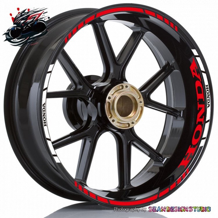 現貨適用本田CBR650R CBR400R CBR500R CB400F CBF190R輪轂反光貼