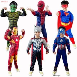 新品⚡萬聖節cos兒童演出服裝美國隊長擎天柱綠巨人鋼鐵蜘蛛俠衣服男童 角色扮演服 尾牙演出服 萬聖節cos服飾 表演服