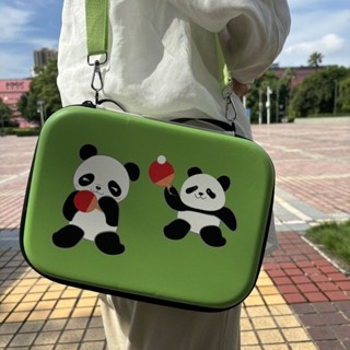 乒乓球拍包 單肩乒乓球拍套 葫蘆硬殼收納袋 大容量收納包 硬質運動包