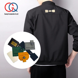 行李箱標籤 行李吊牌 行李箱吊牌 皮標行李箱吊牌壓印LOGO服裝牛仔褲箱包商標金屬pu皮標工廠加工