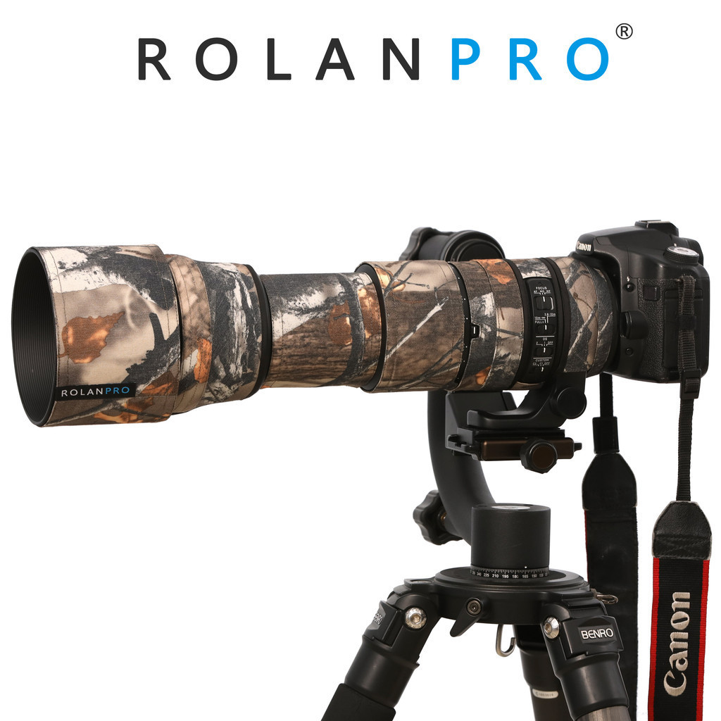 【熱賣 鏡頭炮衣】ROLANPRO若蘭炮衣 適馬150-600mm C版 鏡頭炮衣迷彩偽裝保護套