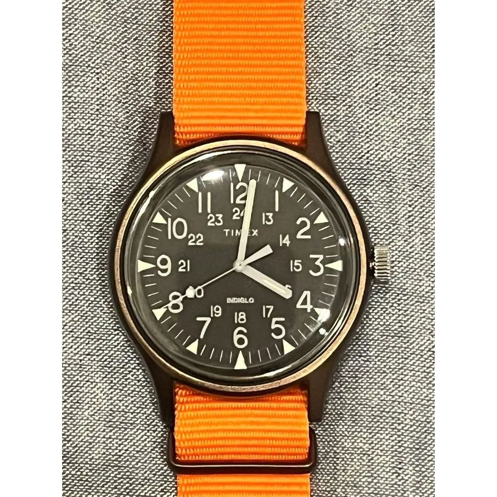 近全新 TIMEX 手錶 supreme 男士 黑 限定款 日本直送 二手