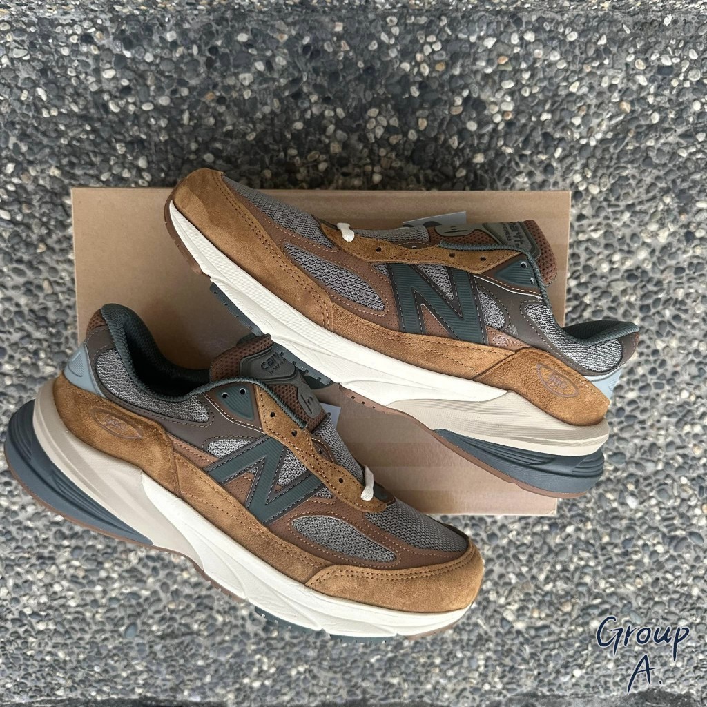 NEW BALANCE 990 V6 x CARHARTT 深棕 軍綠 美製 聯名 M990CH6