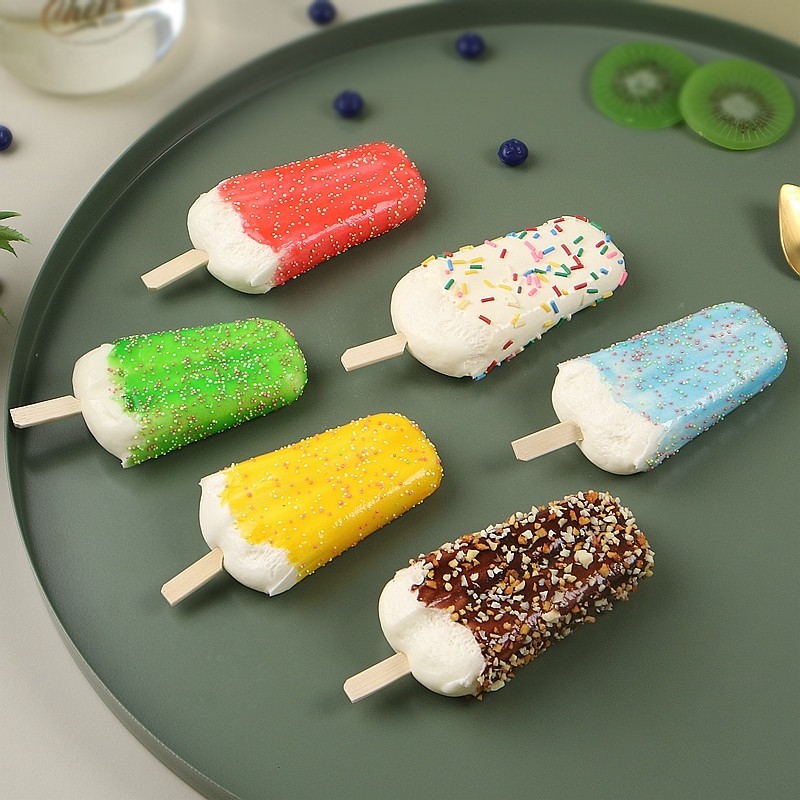 【現貨】【仿真冰淇淋模具】 仿真 冰淇淋 冰棒 食物 模型 冰激凌 店鋪 樣板 裝飾 益智 啟蒙 拍攝 道具