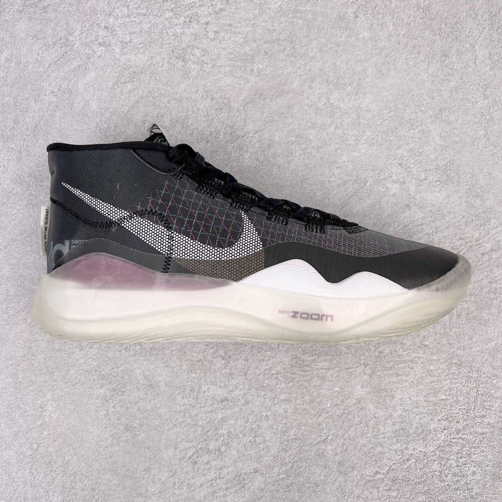 【Companyk】zoom Kd12 EP durant12男款實戰籃球鞋黑白AR4230-001