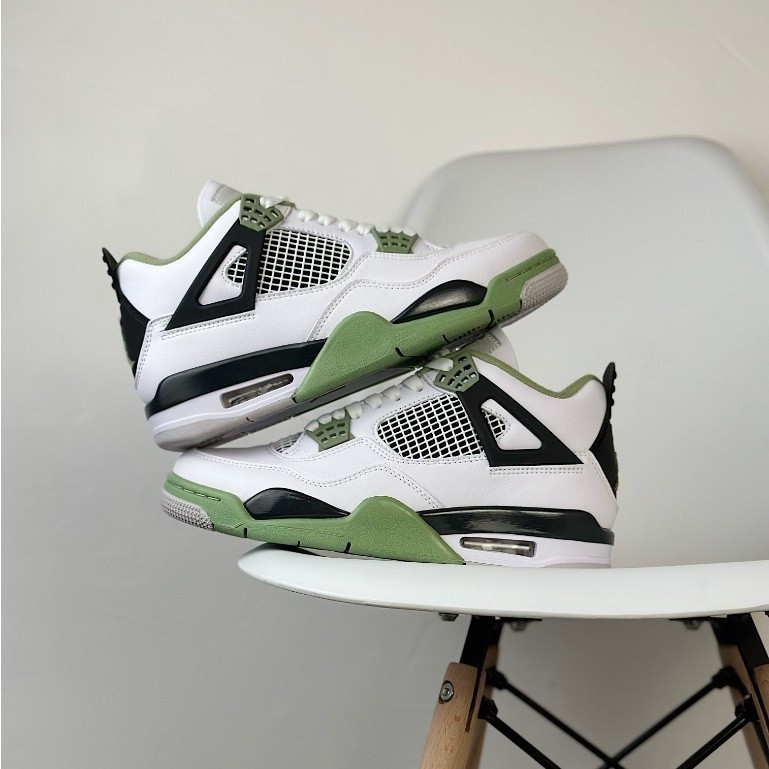 全新 NK Sb x Air Jordan 4“油性綠/海泡泡”低幫籃球鞋男女休閒運動鞋