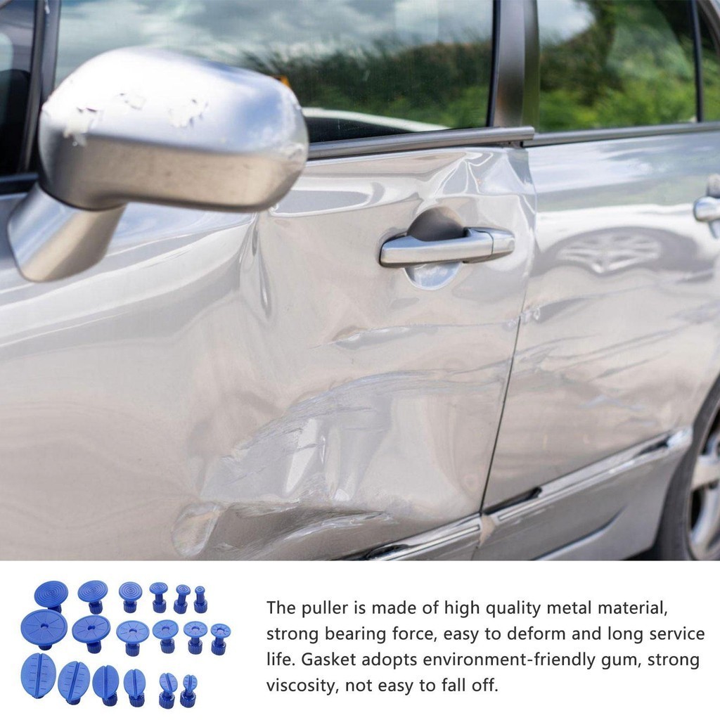 汽車凹痕修復拉拔器錘子拉拔器汽車凹痕工具便攜式錘子和滑動裝置,用於無油漆凹痕去除 lutw