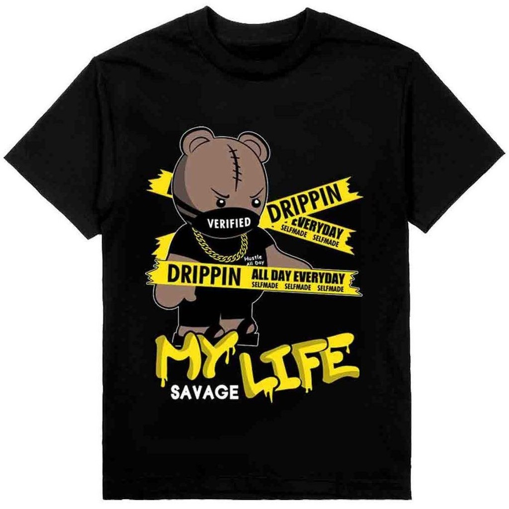 Drippin My Life Savage 男式重量級 T 恤印花在 Shaka Wear T 恤上