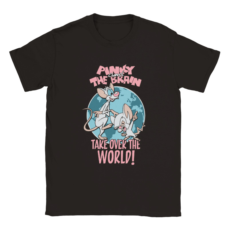 Pinky And The Brain 搞笑卡通 T 恤漫畫接管世界 T 恤