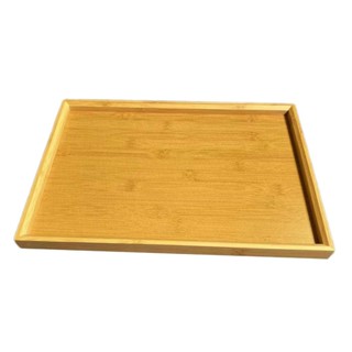[SimhoaefTW] 竹餐盤裝飾托盤餐具早餐咖啡麵包甜點展示咖啡桌