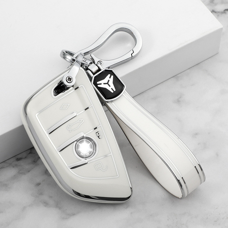 BMW 矽膠汽車鑰匙包適用於寶馬鑰匙包 3系 5系 X1X3 X5 X6