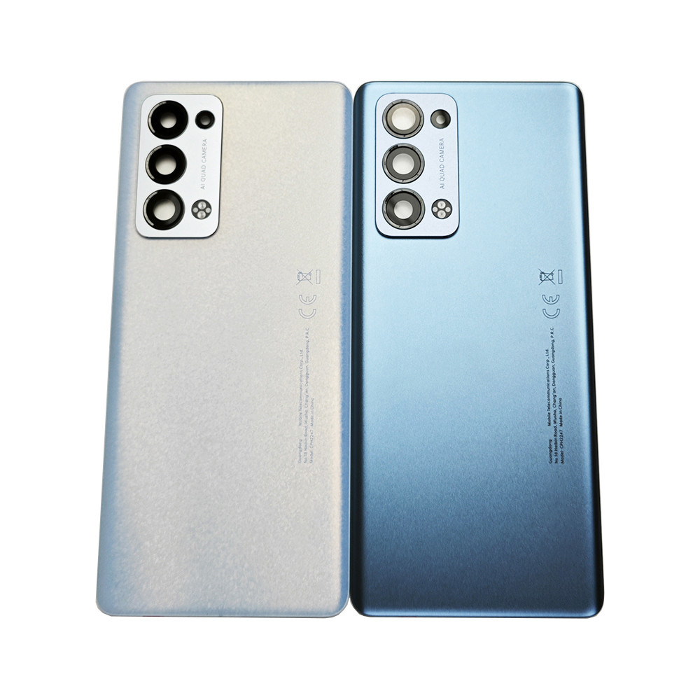 適用於 Oppo Reno6 Pro 5G (Snapdragon) 的原裝後蓋玻璃蓋,後門更換電池盒,後殼蓋 Reno