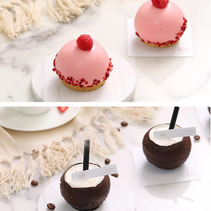 法式甜點矽膠模具水果椰子檸檬蘋果半圓愛心西點慕斯蛋糕巧克力模