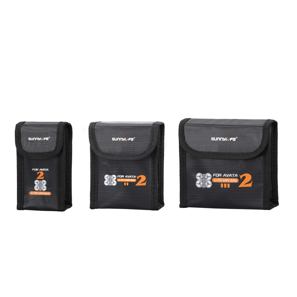 適用於 DJI Avata 2 電池防爆袋安全收納袋阻燃保護袋配件