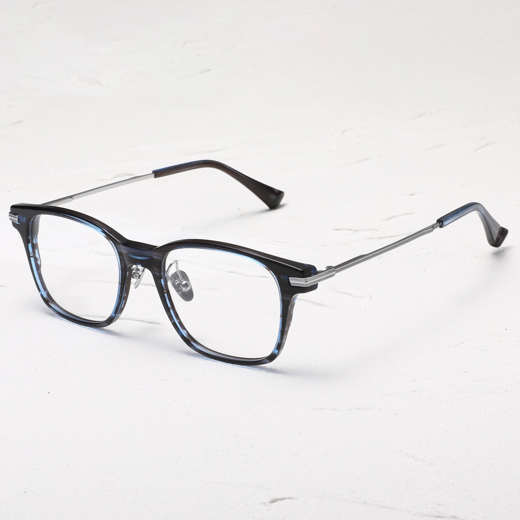 【TOTU眼鏡】NPM142新款復古眉毛架999.9同款純鈦細節彈力比藝文方框眼鏡框
