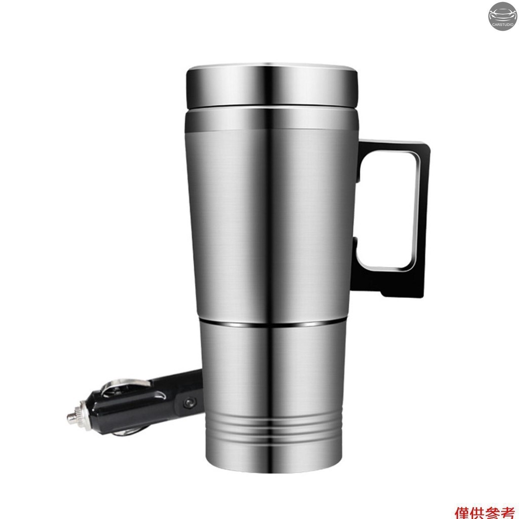 電動車水壺煮沸保溫杯保溫保溫瓶 300ml 24V 不銹鋼點煙器插頭