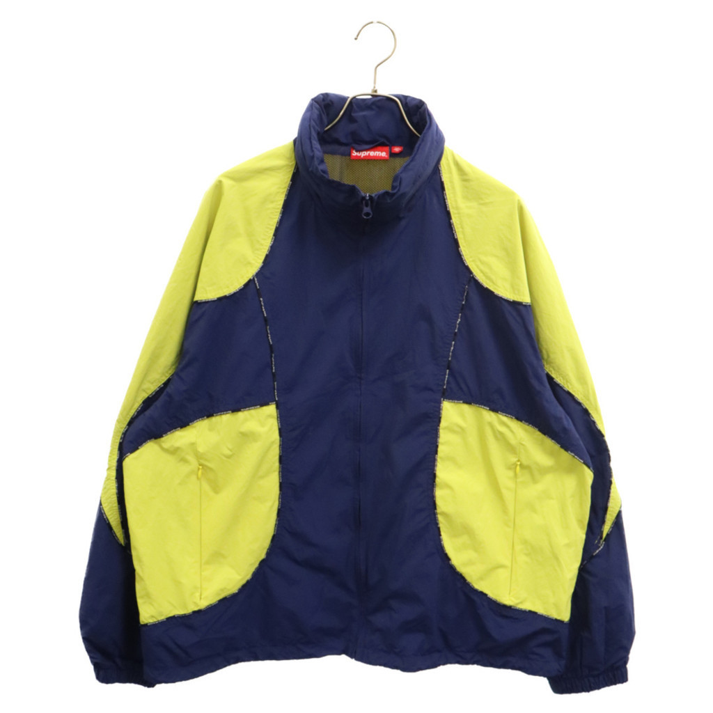 Supreme夾克外套二十三 黃色 尼龍 連帽 藍色 日本直送 二手
