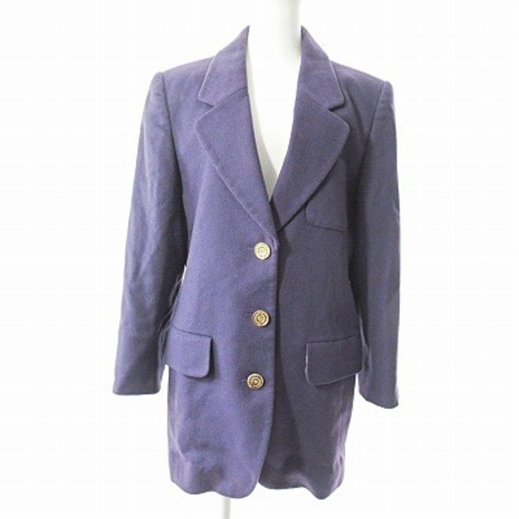 LEONARD夾克外套 徹斯特大衣外套星型 紫 日本直送 二手