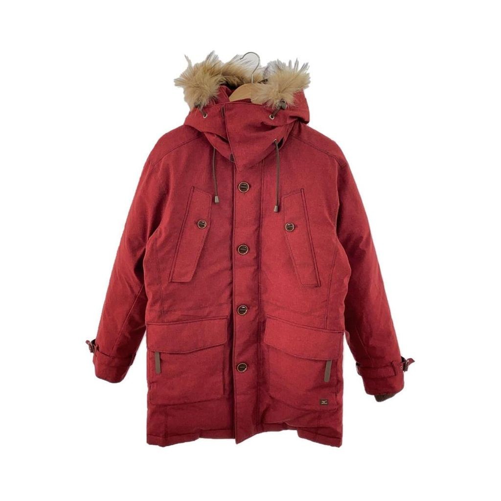 MIZUNO BLESS羽絨服 夾克外套素色 紅色 日本直送 二手