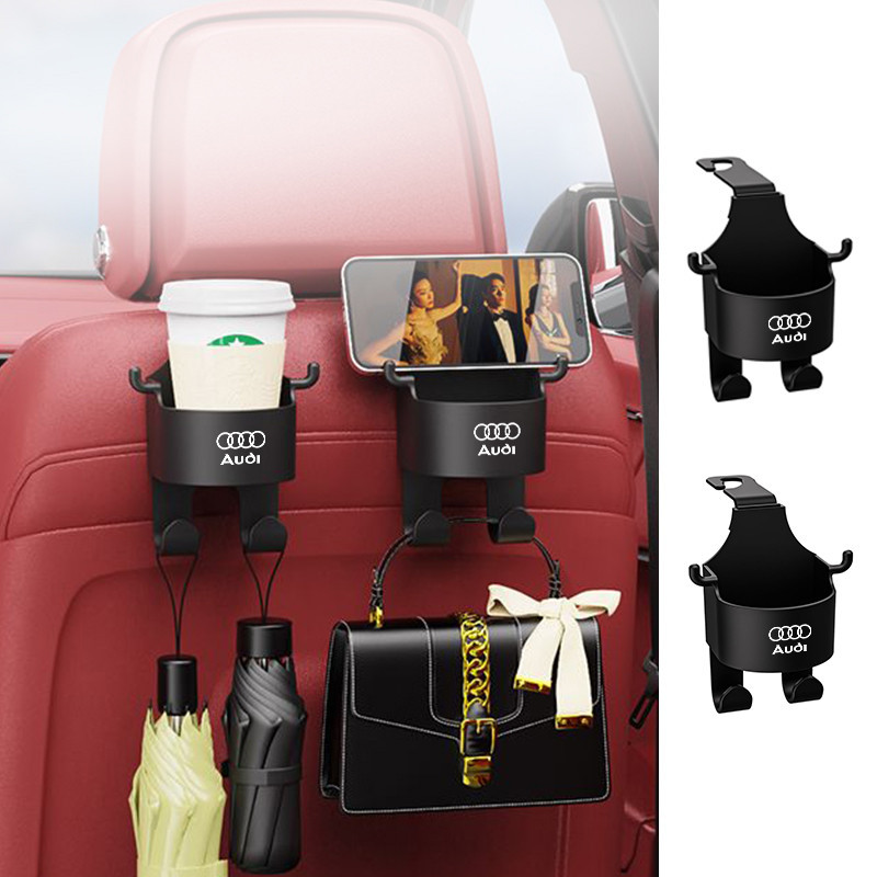 【現貨】Audi奧迪 車用杯架 車用飲料水杯架 汽車椅背水杯架掛鉤 椅背掛鉤 A6L A4L Q5L Q7 Q3 A3