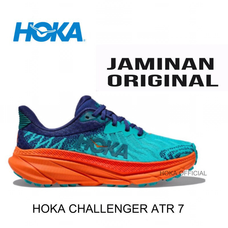 新款運動鞋 Hoka Challenger ATR 7 男士越野跑鞋-陶瓷活力橙