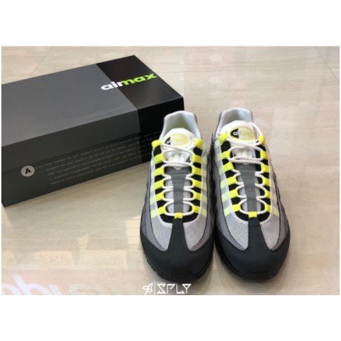 2024 100% 原裝 air max 95 og 霓虹灰綠色 ct1689-001 跑鞋