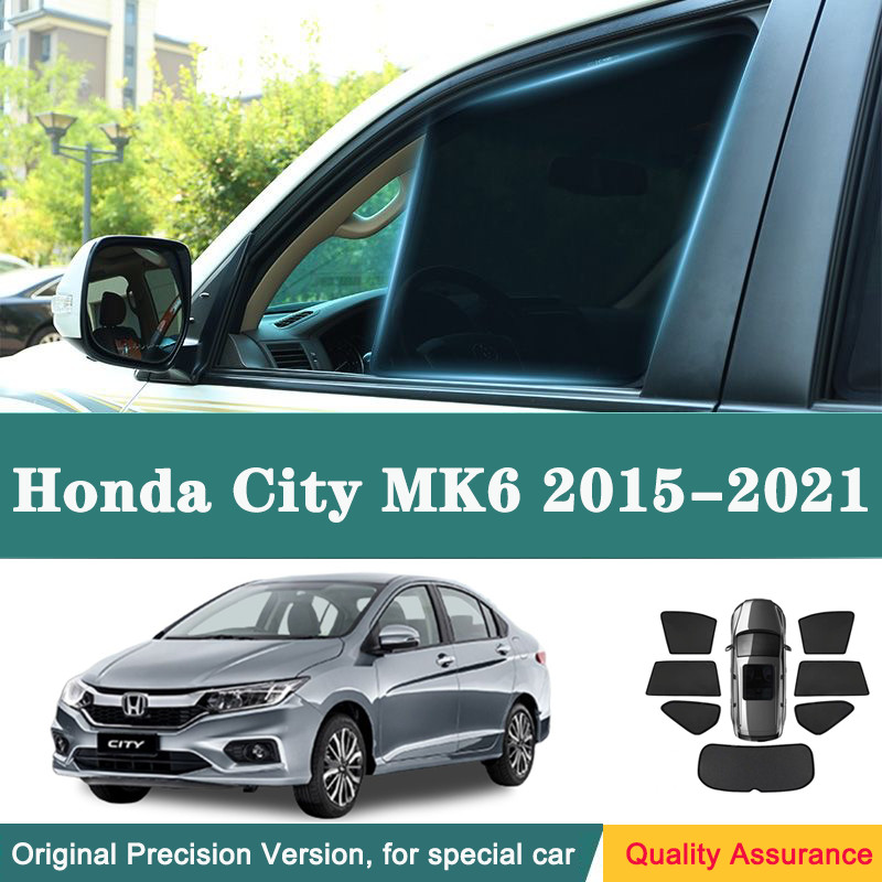 HONDA 本田城 MK6 2015-2021 款汽車遮陽簾車窗遮陽罩前擋風玻璃後側簾遮陽板