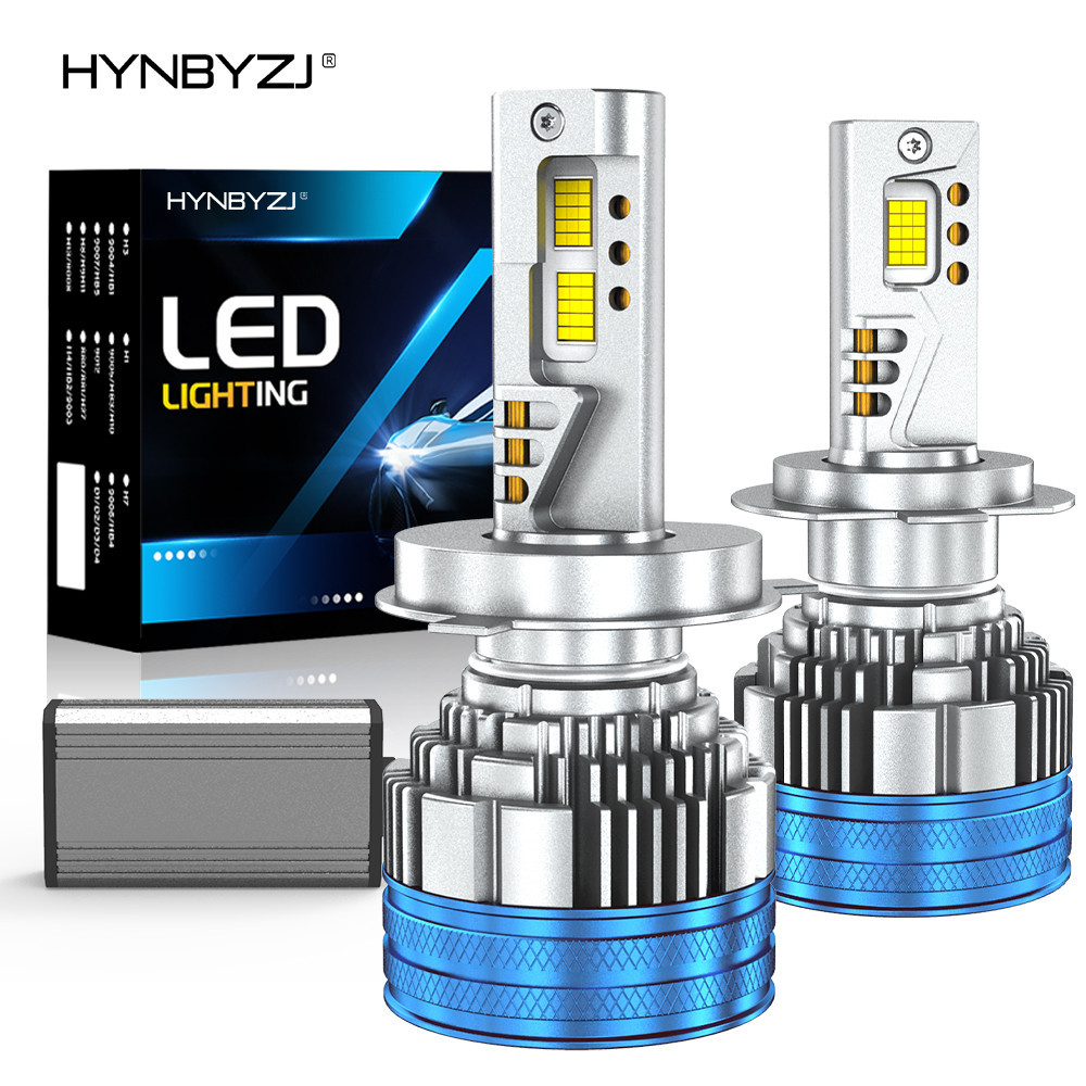 Hynbyzj 300W Led 大燈 30000LM H7 H4 H11 Led 大燈燈泡 3 銅管汽車 Led 燈