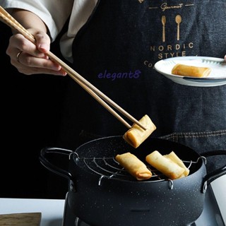 ELEGANT筷子防滑壽司麵條木製火鍋油炸工具