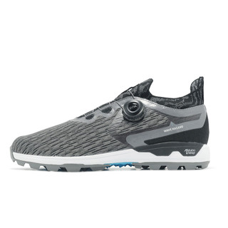 Mizuno 高爾夫球鞋 Wave Hazard WG Boa 男鞋 黑 灰 寬楦 旋鈕 美津濃 51GM2370-09